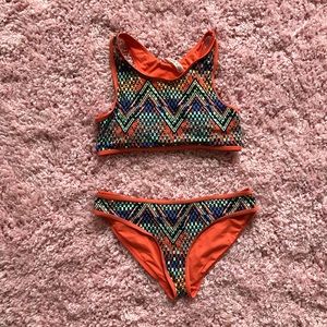 Two piece swim suit